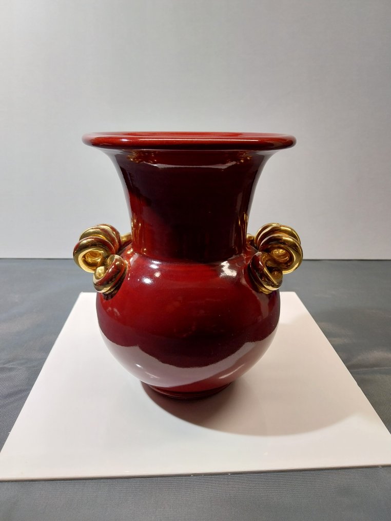 Roger Guerin - Vase -  M 85A  - Steintøy - Vase M 85A #1.0