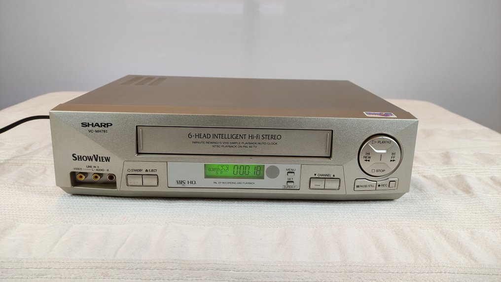 sharp - model VC-MH781GM(S) Cassetterecorder-speler #1.0