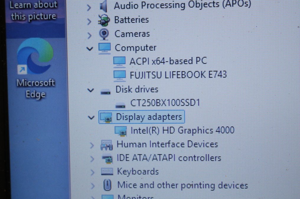 Nice find: Fujitsu Lifebook E743 - Intel Core i5 2.6Ghz CPU, 8GB RAM, 250GB SSD - Bærbar computer - Windows 11 #4.3