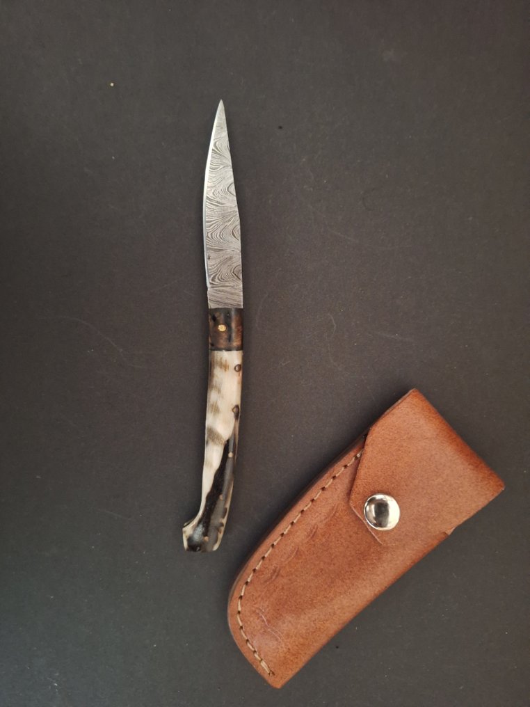 K.Roman K.Romain - 廚刀 - Kitchen knife set -  意大利Pattada厨房刀具设计师打造的精品 - 鋼, 骨 - 法國 - 由 K Romain 设计 #1.0