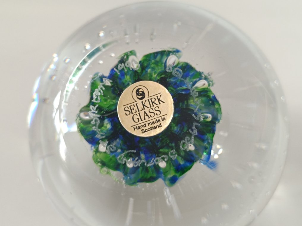 Selkirk glass Scotland - Βάρος χαρτιού - Starscream - Γυαλί #4.3