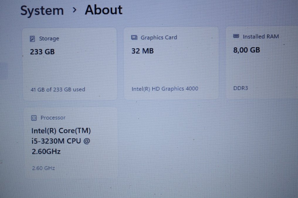 Nice find: Fujitsu Lifebook E743 - Intel Core i5 2.6Ghz CPU, 8GB RAM, 250GB SSD - Bærbar computer - Windows 11 #3.2