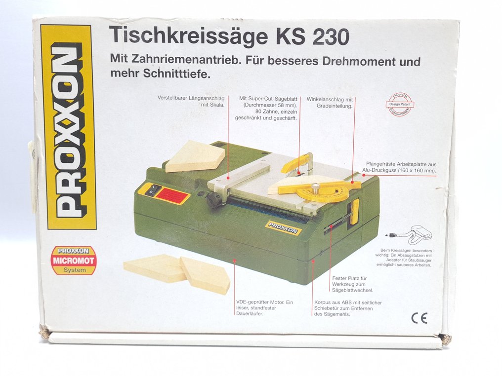 Proxxon H0轨, N轨 - 27006 - 模型火车 (1) - 台式圆锯 KS 230 - 紧凑型精密锯，用于细致工作 #1.0