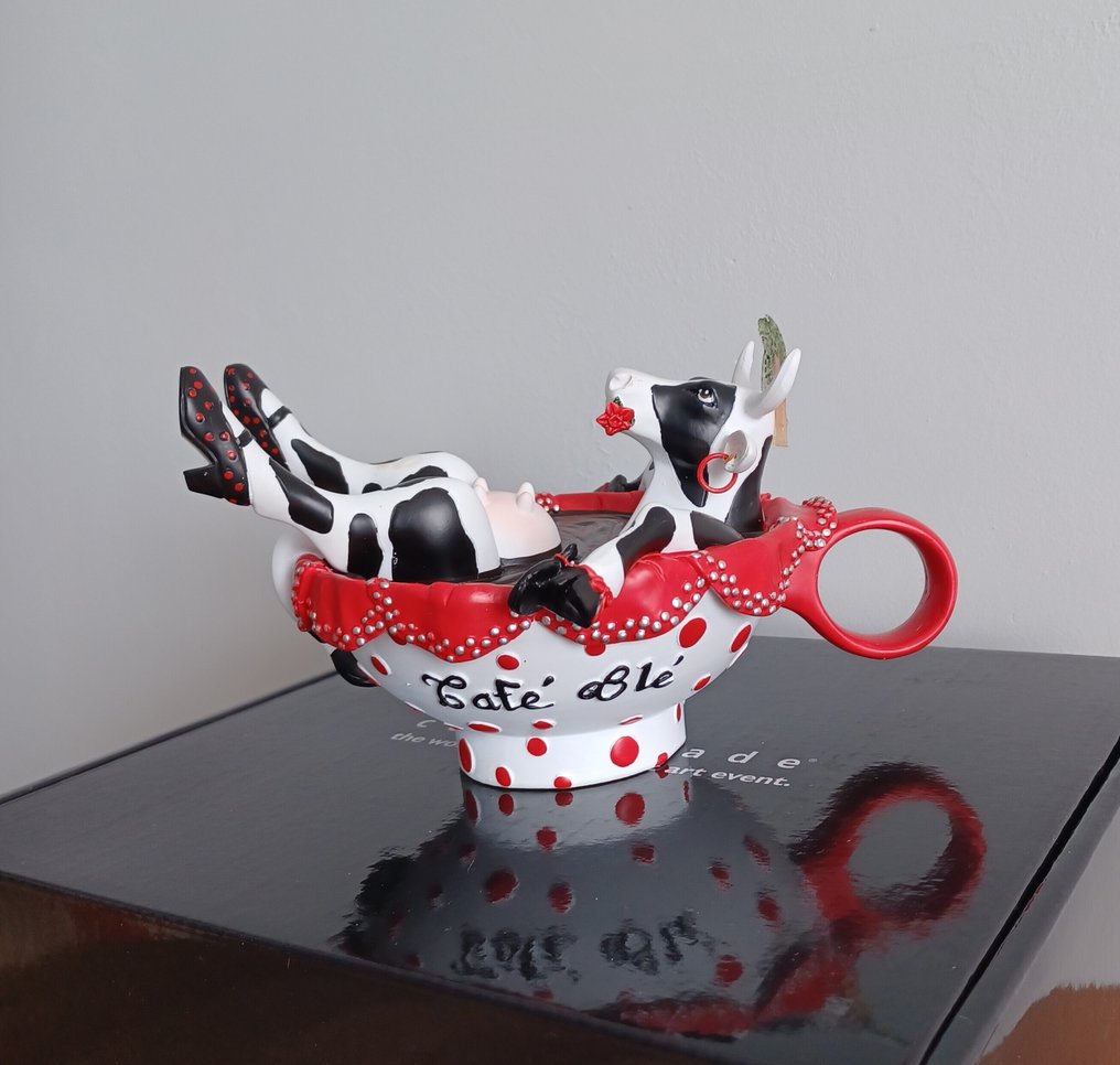 CowParade - Statuetta - Carmina Coscollar «Café Ole» - Resina #1.0