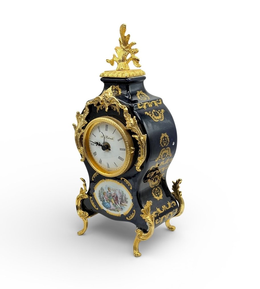 Kello Louis XV Keraaminen, Messinki - 1970-1980 #1.0