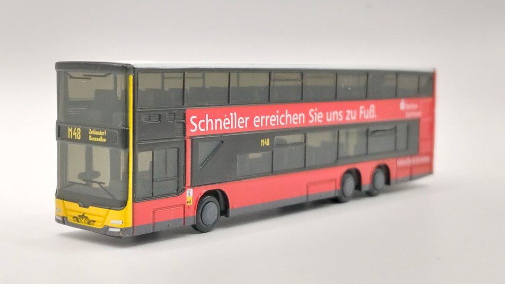 RIBU by Rietze Models N - 16135 - Οχήματα τρένων μοντελισμού (1) - MAN-DD λεωφορείο - BVG #1.0