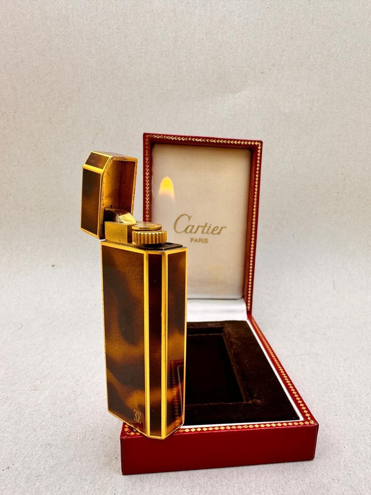 Cartier - Pentagon - Αναπτήρας - Gold-plated, Λάκα #1.0