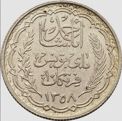 Túnez. 10 Francs 1939 #1.0