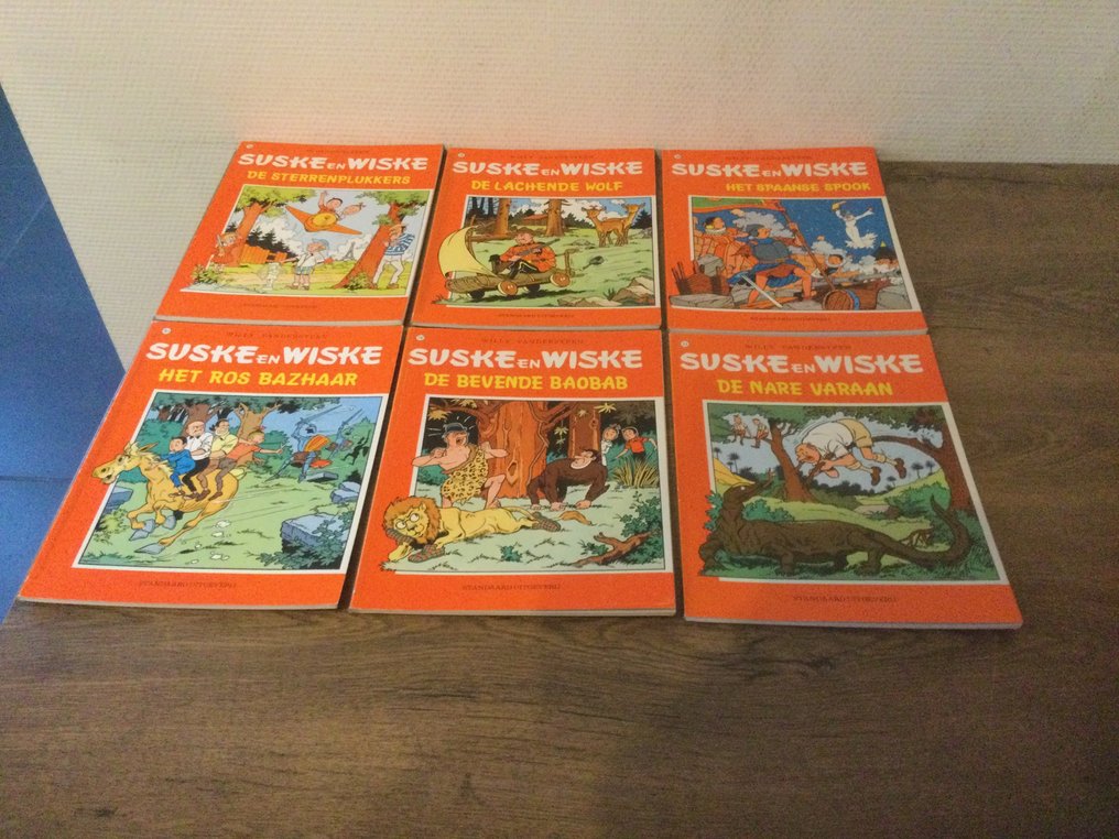 Suske en Wiske in de range 146 t/m 220 - 60 Album - Πρώτη έκδοση/ανατύπωση - 1976/2000 #4.3