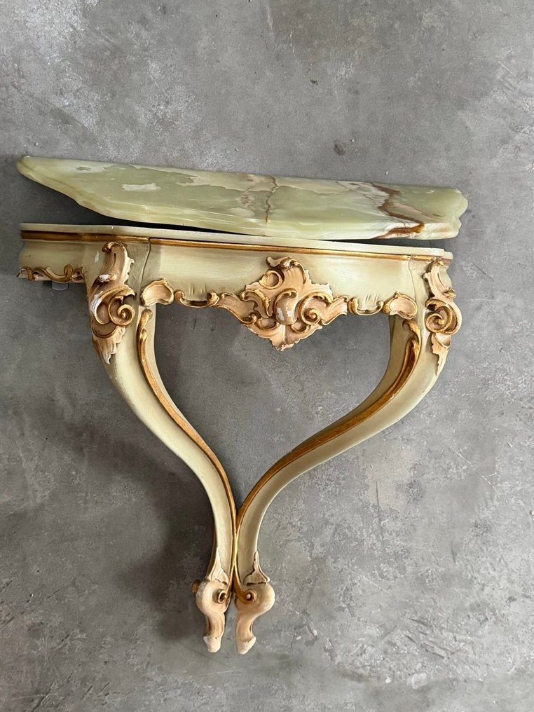 Fali polc egység - Fa, Ónix - Barokk polc #3.2