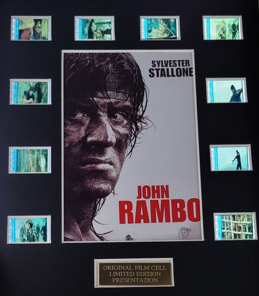 John Rambo - Framed Film Cell Display with COA #1.0