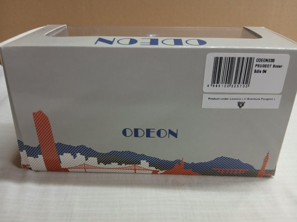 ODEON 1:43 - Modelauto - Peugeot Boxer Sdis 64 #4.3