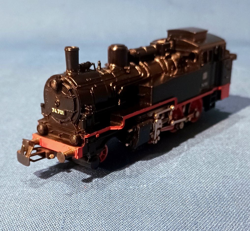 Märklin H0 - 3095 - Όχημα μεταφοράς ατμομηχανής (1) - BR74 - DB #1.0