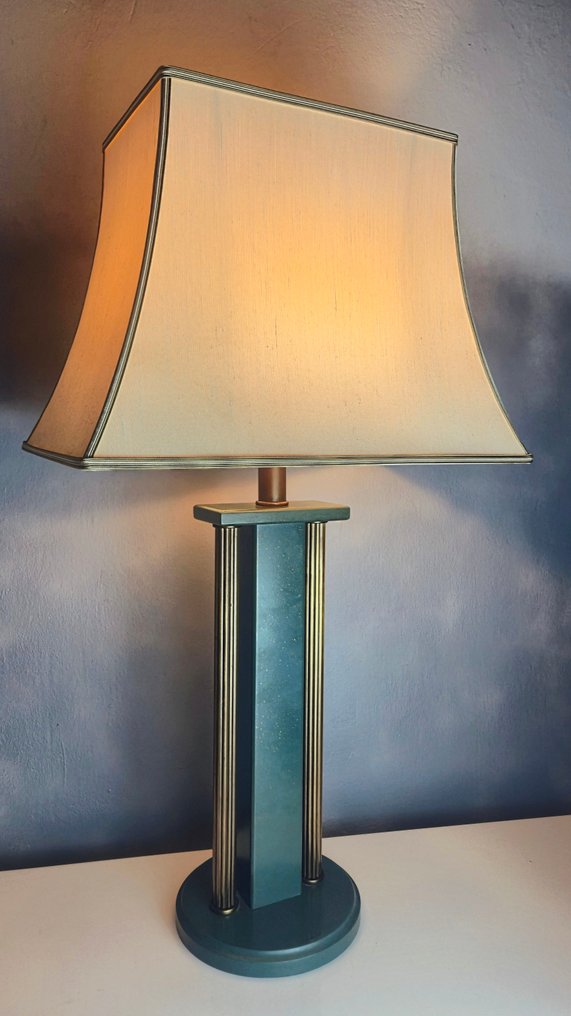 ★ HERDA - 台灯 - Vintage XL Regency Lamp - 80 cm - 木, 铜, 金属 #2.1