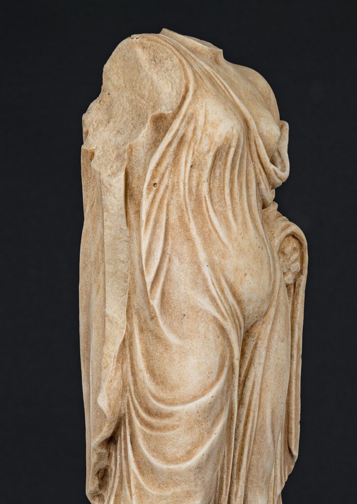 Scultura, Dea Romana - 62 cm - Marmo #3.2