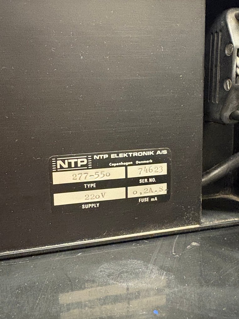 NTP Elektronik - 277-550 Udstyr til lydtest #3.2