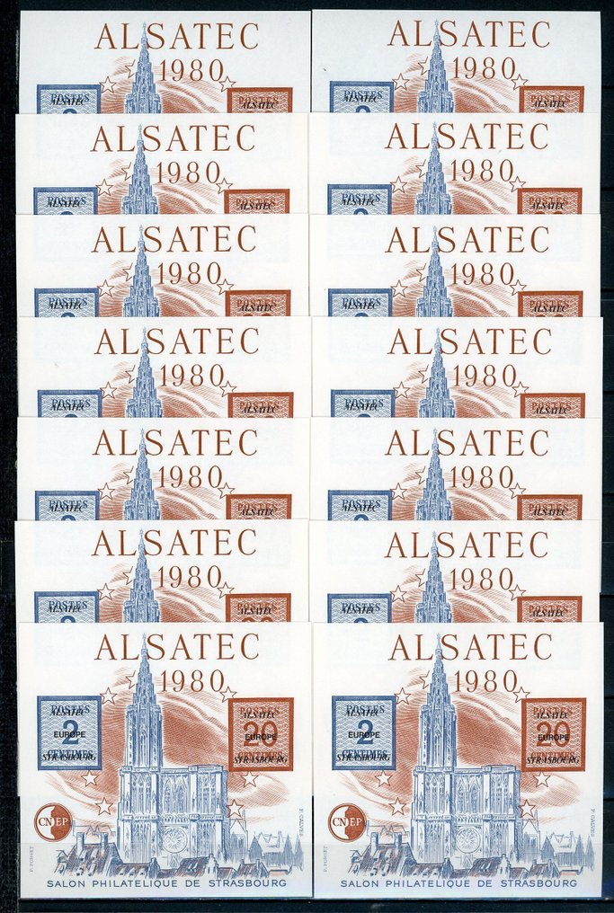 法國  - CT2 Bel 一套由30个块组成的非齿轮 CNEP 侧面价值3000欧元 #1.0