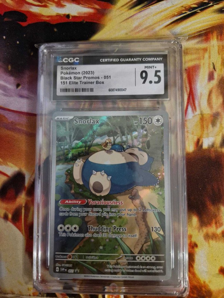 Pokémon - 2 Graded card - Pikachu, Snorlax 特典卡, 壓膜 - CGC 9 - Sword & Shield #2.1