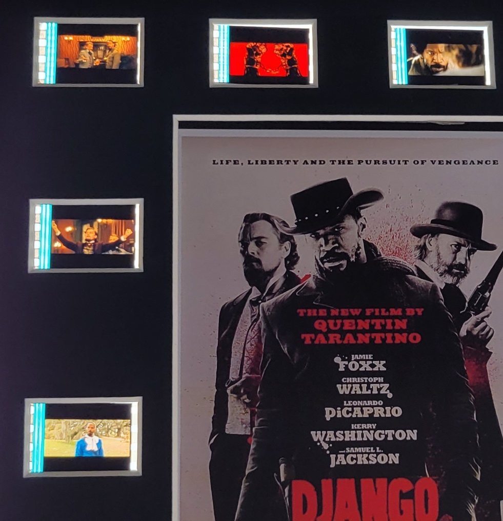 Django Unchained - Framed Film Cell Display with COA #1.0