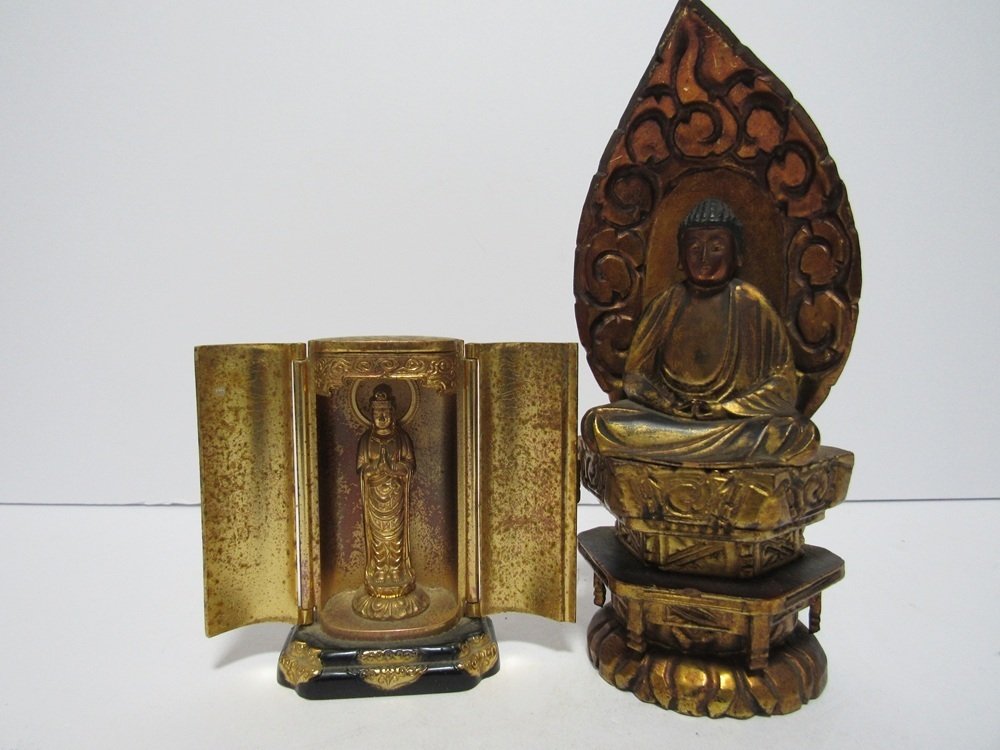  神社 - 木, 金属 - 1960-1970 - 观音立像  #3.2