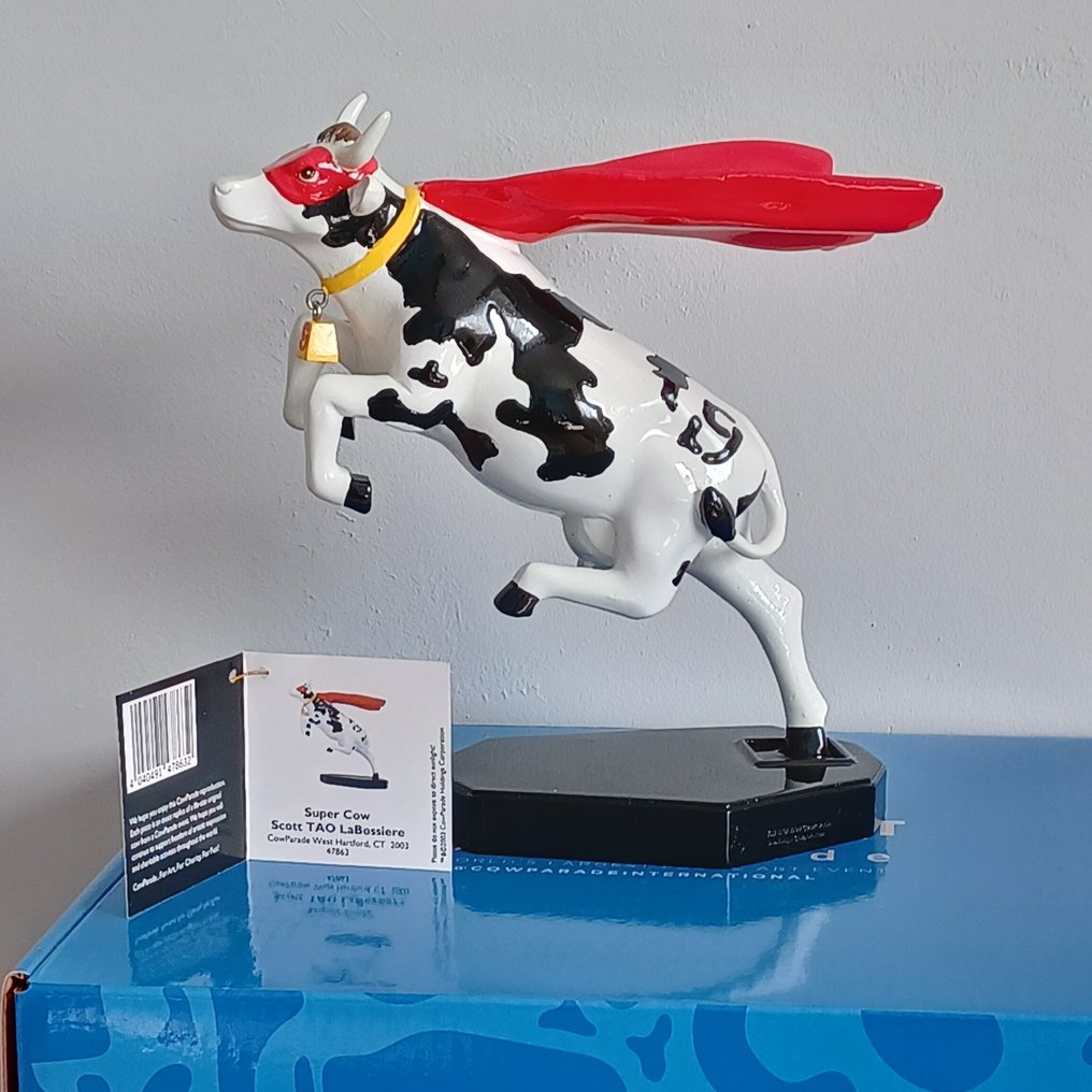 CowParade - Statuetta - TAO LaBossiere «Super Cow» - Resina #1.0