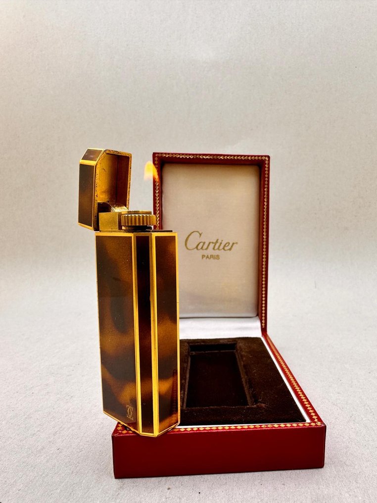 Cartier - Pentagon - Αναπτήρας - Gold-plated, Λάκα #1.0