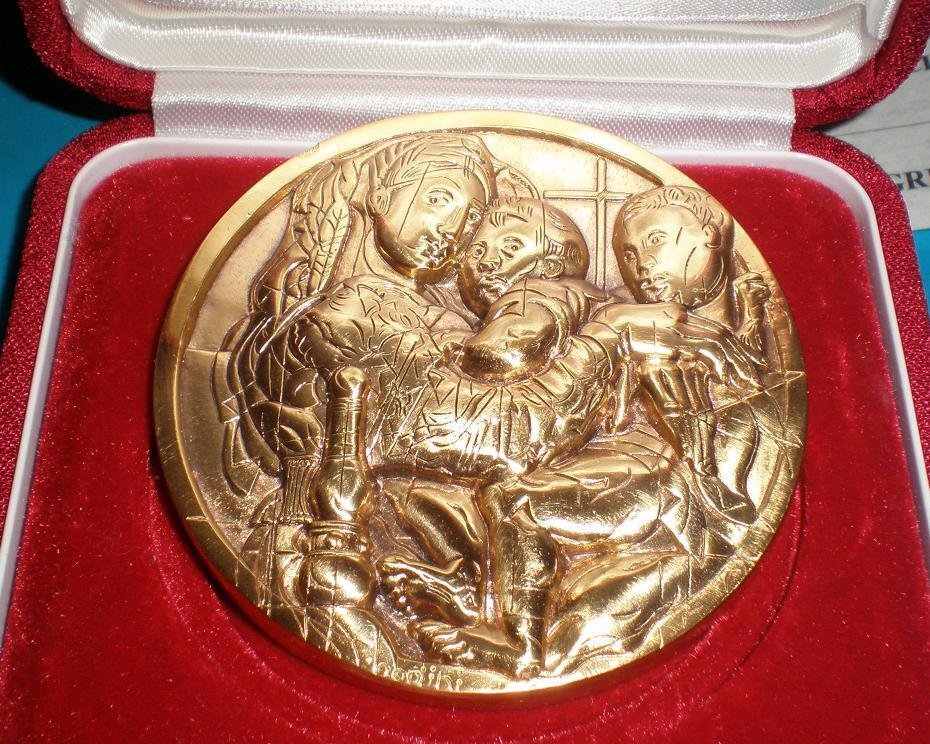 Watykan. 2004 - Saint John Paul II commemorative medal “ Lateranensis Pacts 1929-2005” + COA  (Bez ceny minimalnej
) #1.0