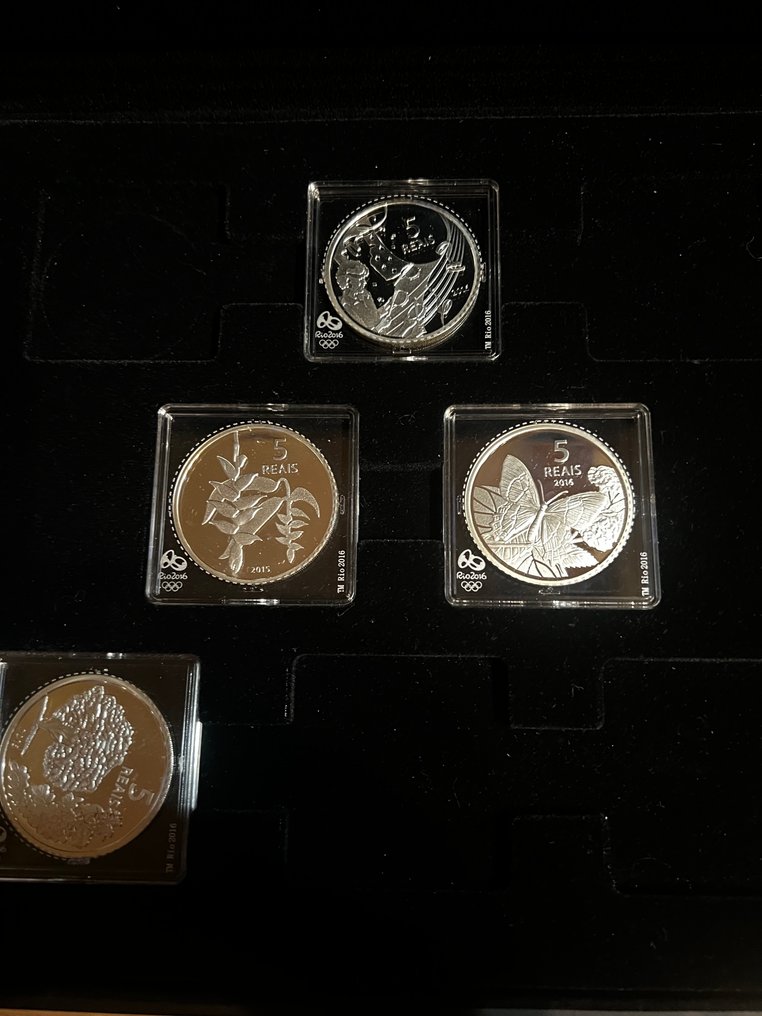 Brasilien. 5 Reais 2016 Complete official Rio 2016 Olympic Games #1.0
