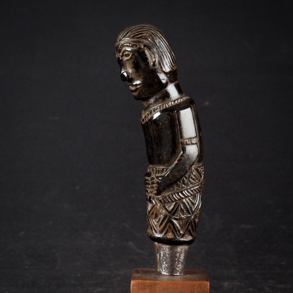 Kris dagger grip - horn - Sumba Indonesia - 19th century #4.3