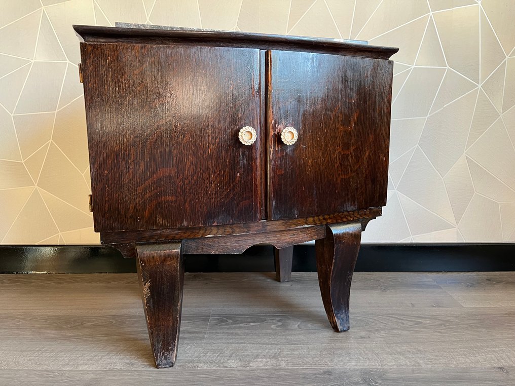 Ντουλάπι - Οξιά - Μάρμαρο - Χειριστήρια από μπρούντζο. #1.0