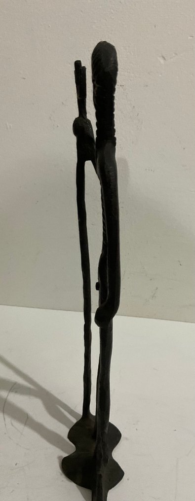 Statue, Poseidon met drietand - 25 cm - Métal galvanisé #2.1