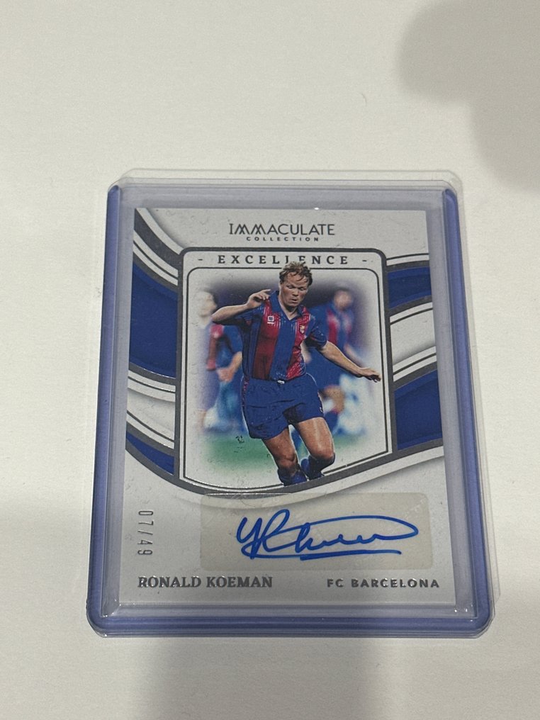 2023/24 Panini Immaculate Collection Ronald Koeman /49 Auto - 1 Card - Good (GD) #1.0