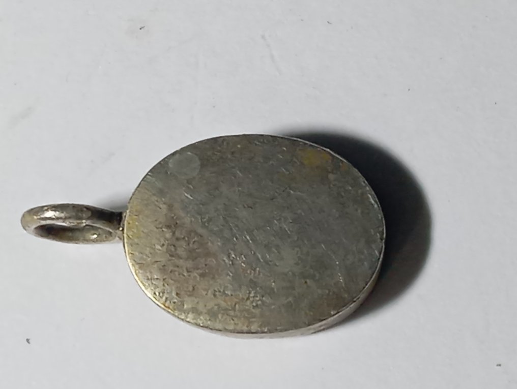  聖物匣 - 鍍銀, 紙, 紡織品 - 1850-1900 - Vergine Maria Immacolata  #4.3