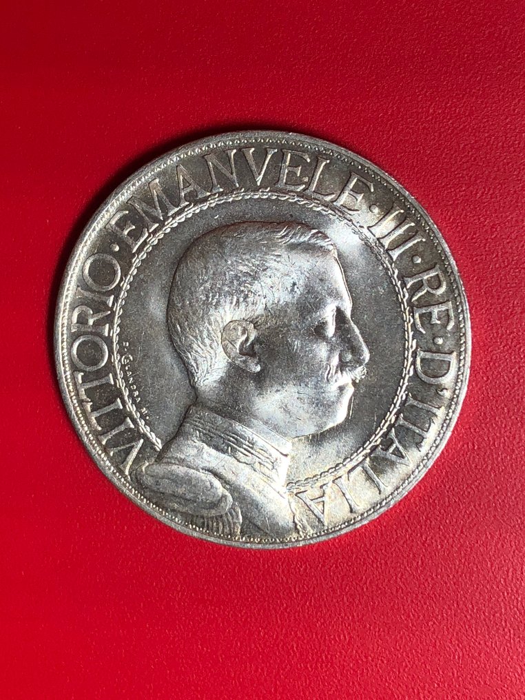 Ιταλία, Βασίλειο Vittorio Emanuele III. 1 Lira 1913 Eccellente Conservazione (χωρίς τιμή ασφαλείας) #3.2