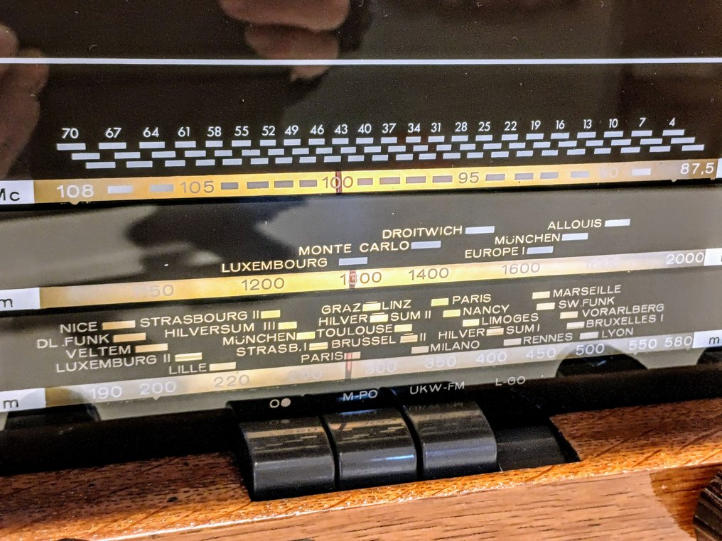 Philips - 22RB463 / 3 band-Plano Radio #4.3