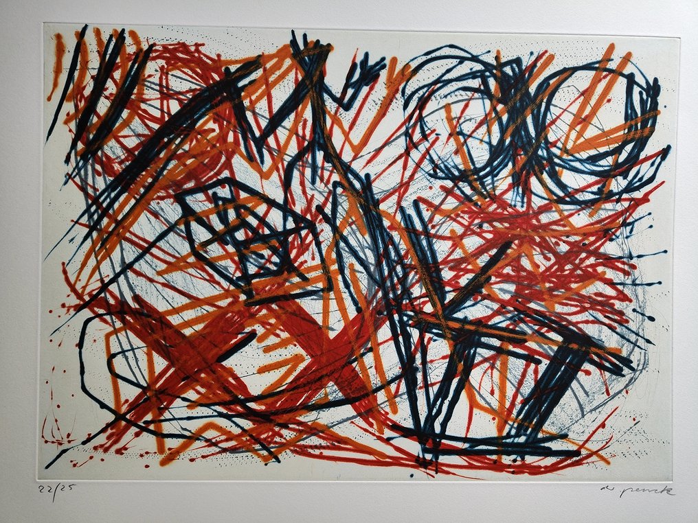 A.R. Penck (1939-2017) - Revolutionary Spring - handsigned and numb. - 1989 / 25 copies #1.0