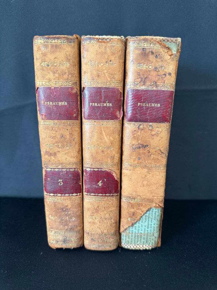 P. G. F. Berthier - Psaumes traduits en français [Ensemble de 3 tomes (III, IV, V)] - 1817 #1.0