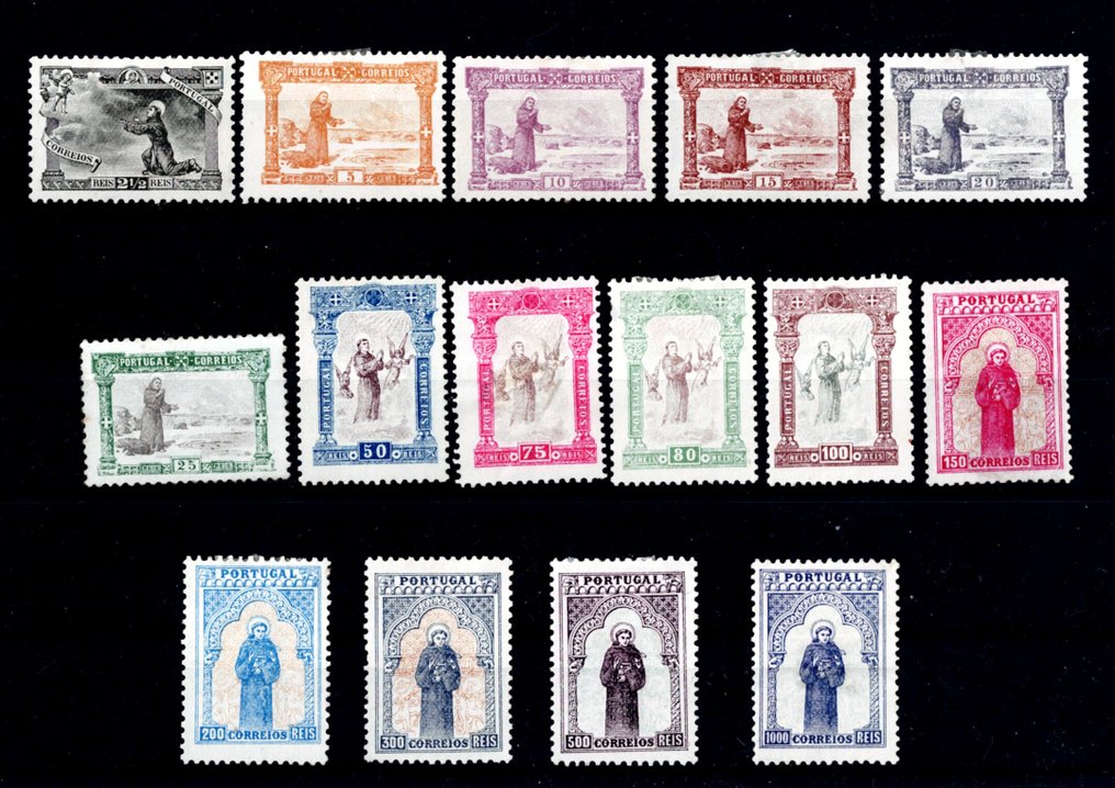 葡萄牙  - 1895年——圣安东尼奥诞辰七百周年。MF 111/125。完整系列 #1.0