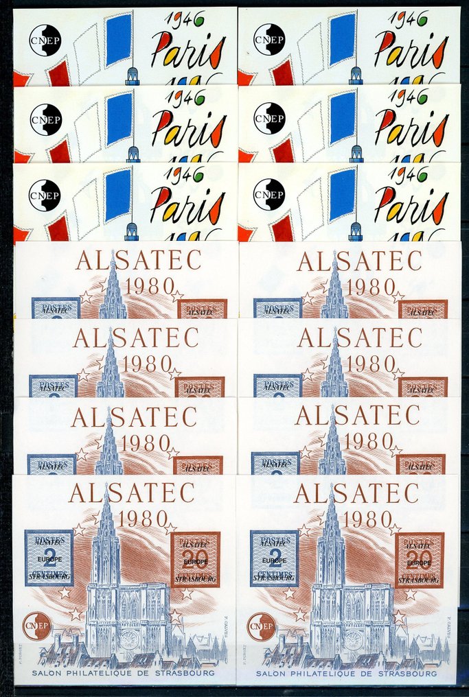 Γαλλία  - CT2 Bel σύνολο 30 μπλοκ ** ΜΗ ΔΟΝΤΕΛΩΜΕΝΑ CNEP, τιμή 1800 ευρώ. #1.0