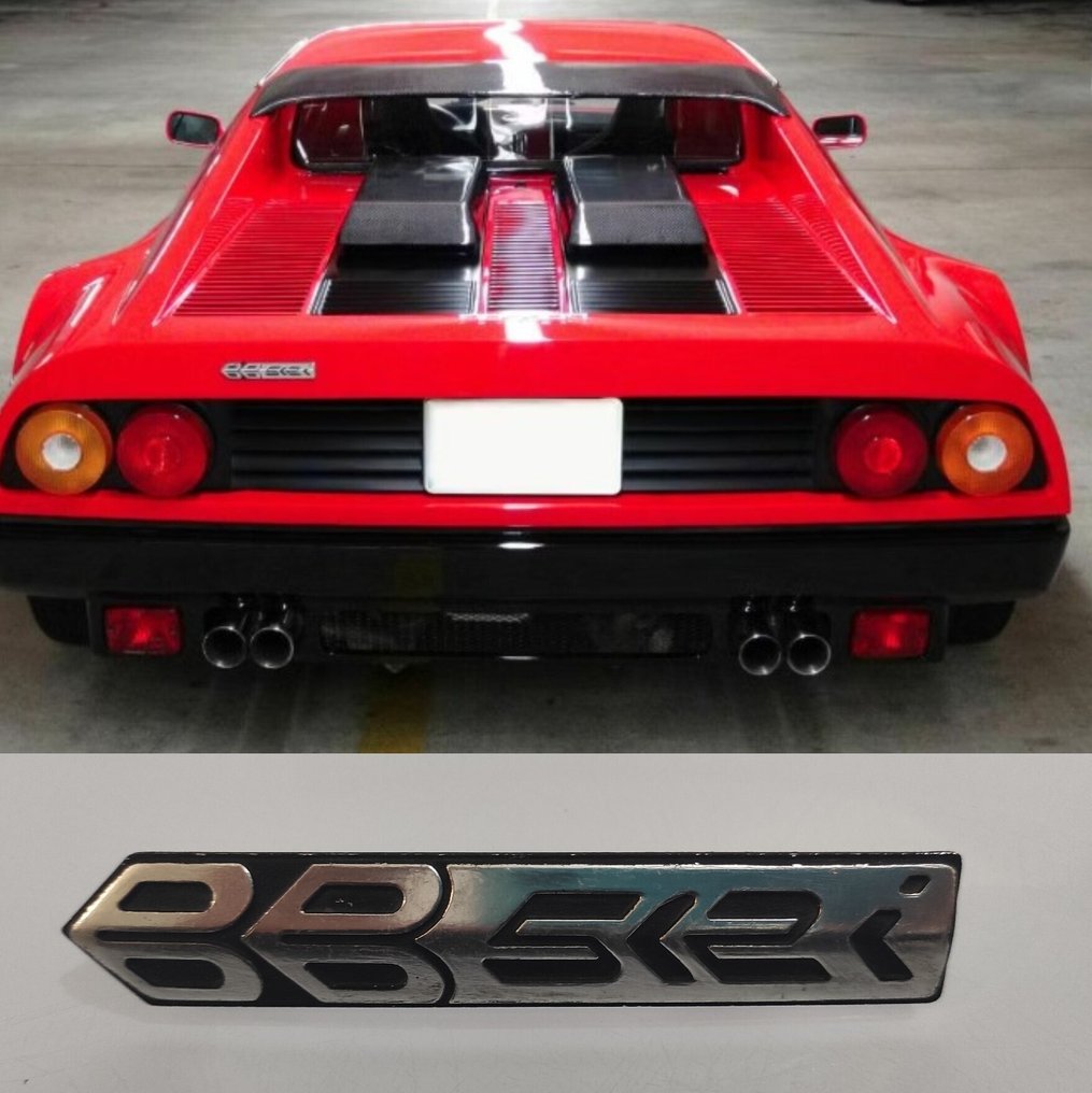 Emblem - Ferrari - Ferrari 512 BBi rear script Original by Cornano (MI) #1.0