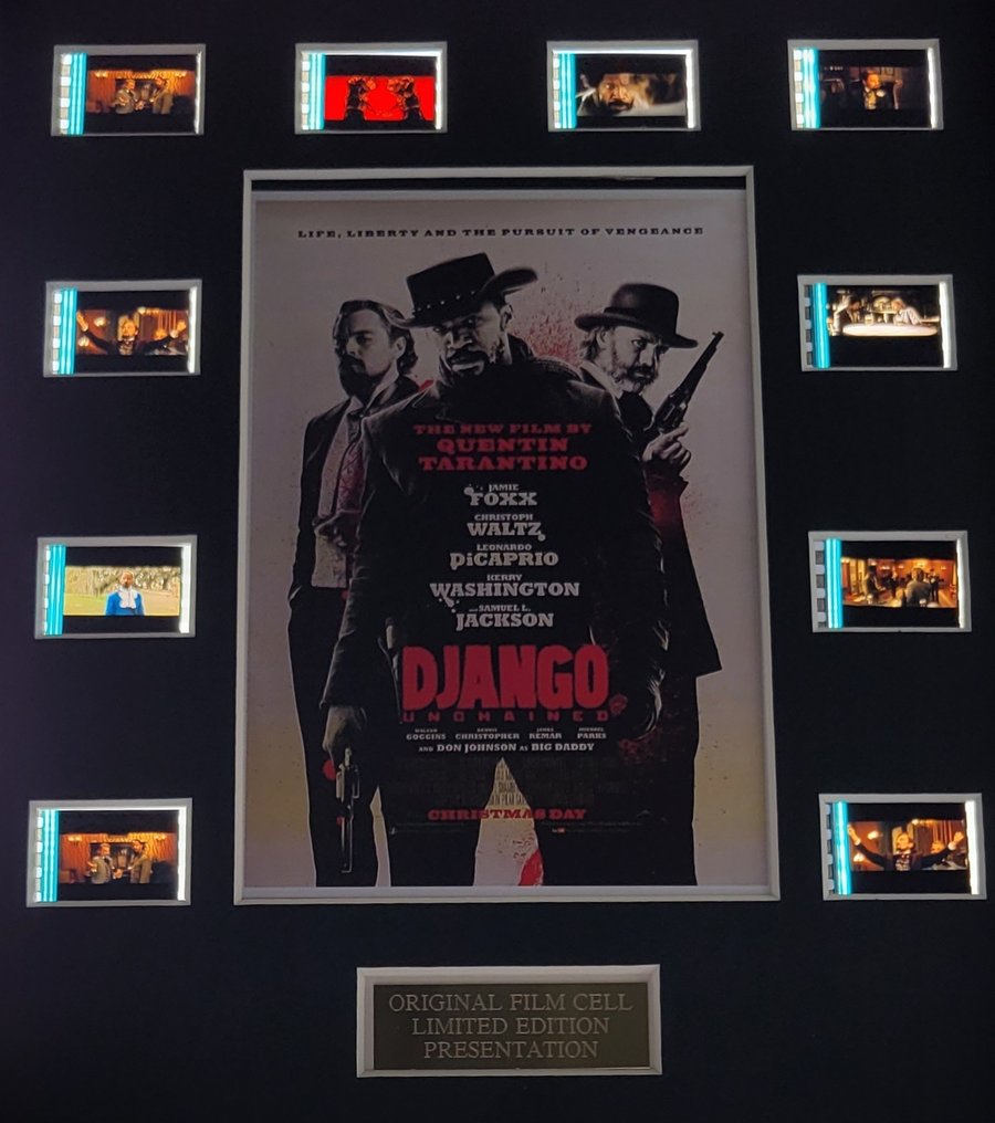 Django Unchained - Framed Film Cell Display with COA #1.0