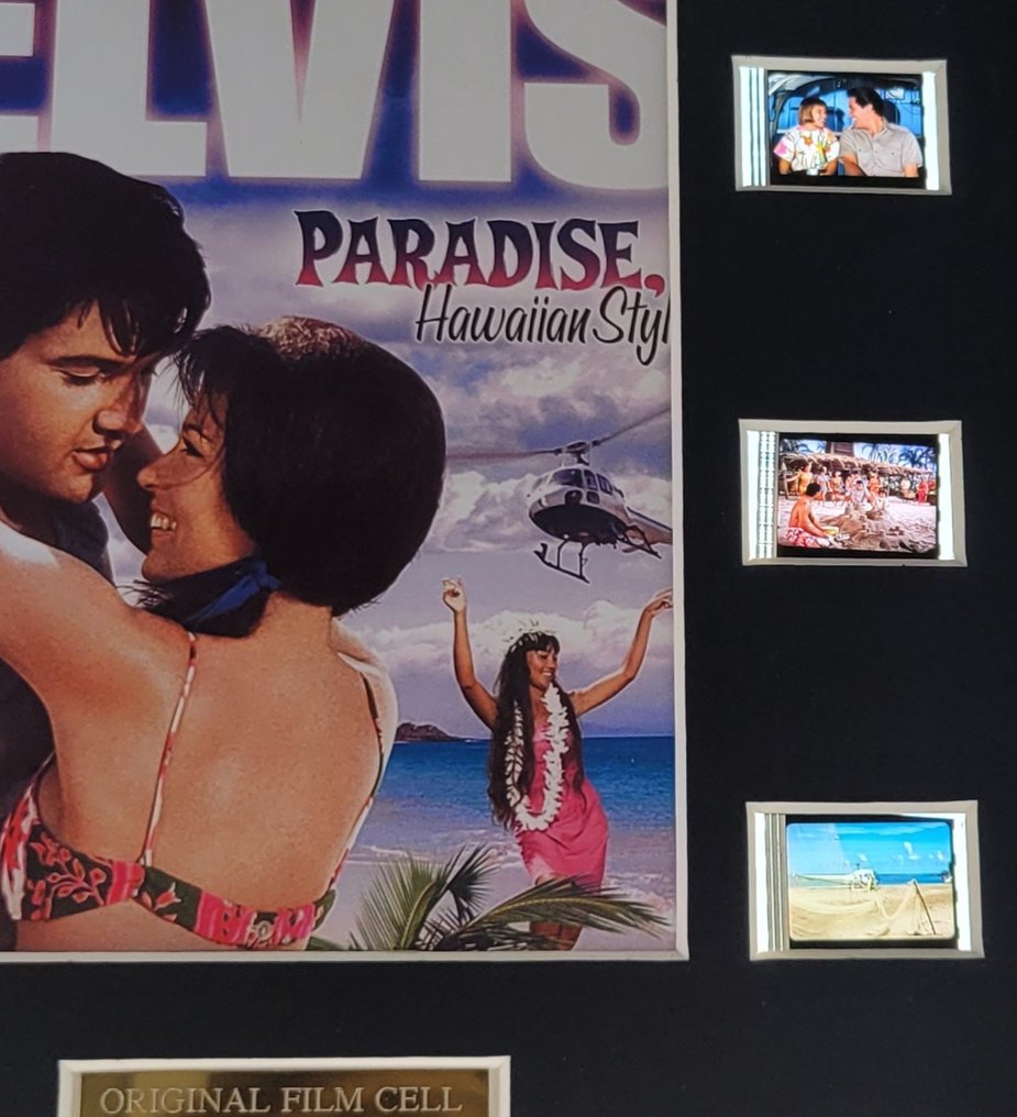 艾維斯·普里斯萊/貓王, Paradise Hawaiian Style - 带有COA的电影胶片装裱 #3.2