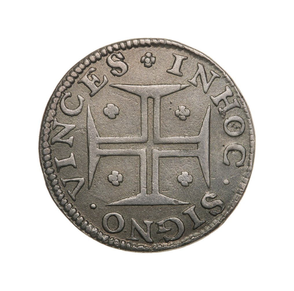 Portugal. D. Pedro Príncipe Regente (1667-1683). Tostão (100 Réis) - Lisboa - PORTVG - Coroa Perolada - Muito Raro #1.0