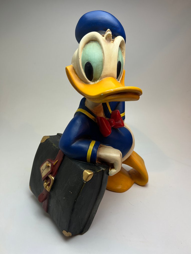 Donald Duck, met koffer - 1 Figure - Walt Disney - 1980 #3.2