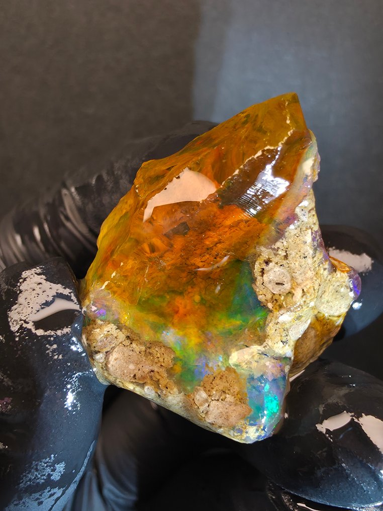 84,15 ct natürliches Kristall-Opal-Exemplar roh- 16.83 g #1.0