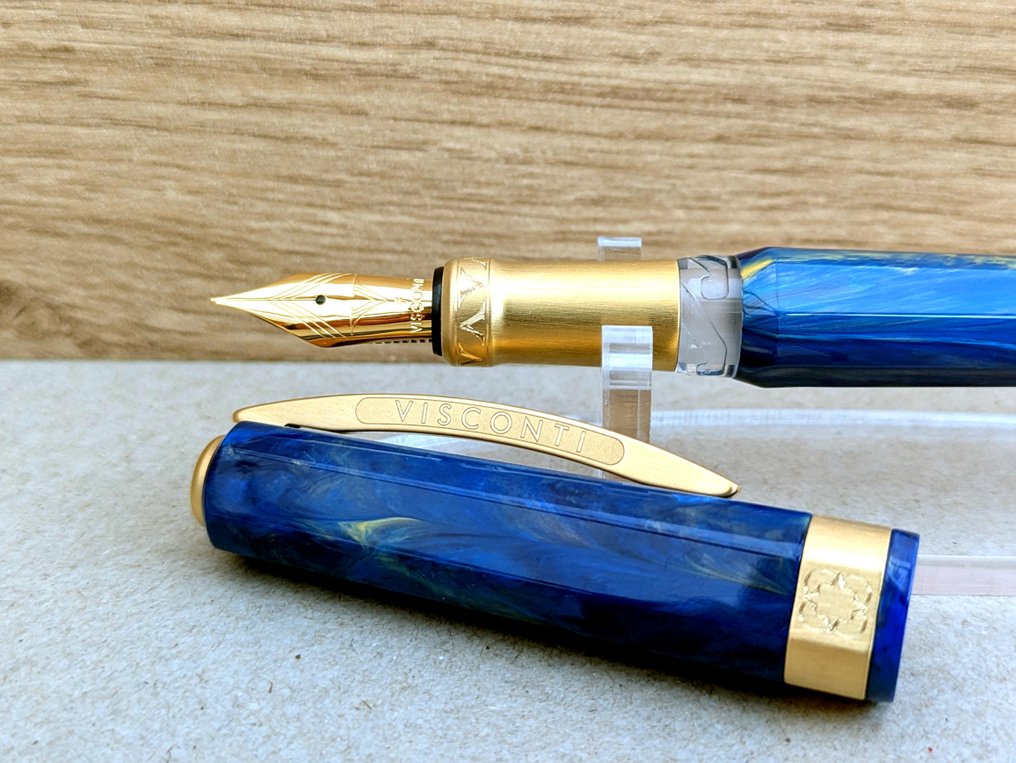 Visconti - Opera Gold Blue - Fountain Pen - Ingen mindstepris - Pen #1.0