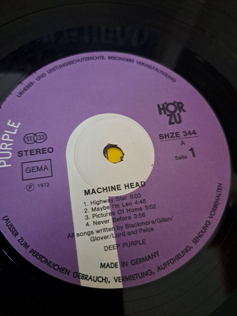 Deep Purple - 4 Epic Albums - Fireball, In Rock, Machine Head, Who do you think we are - Disco in vinile - 1972 #2.1