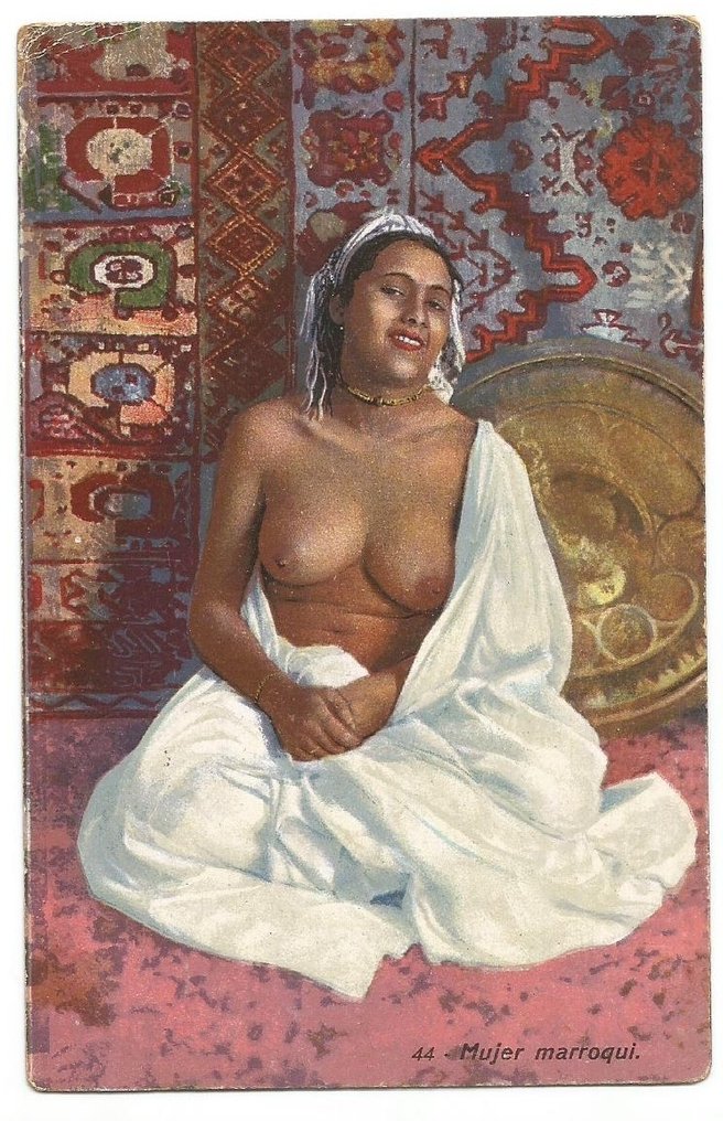 埃及, 阿尔及利亚, 摩洛哥, 突尼斯 - 裸体 - 北非的裸体 - 明信片相册 (41) - 1922-1923 #1.0