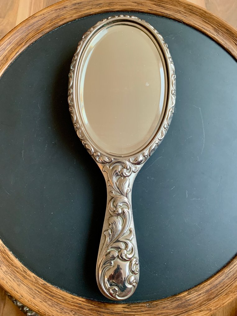 E.P.N - Handspiegel (3)  - Verzilverd - Set voor de make-up #3.2