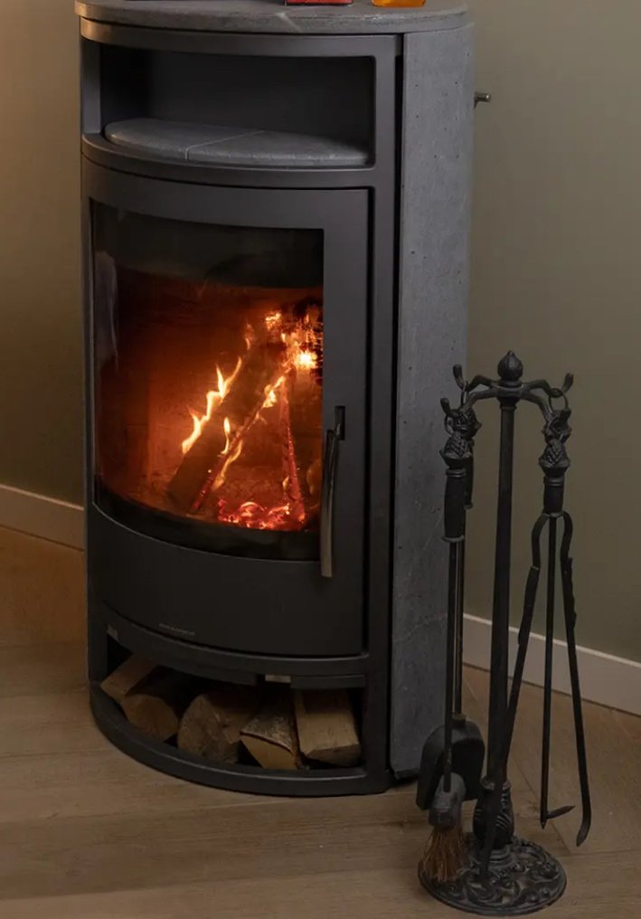 壁爐配件 (5) - 鑄鐵 - 四件套手工具 #1.0